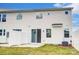 Townhouse backyard with patio and privacy fence at 14917 Tamarack Dr, Charlotte, NC 28278