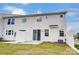 Townhouse backyard with patio and privacy fence at 14917 Tamarack Dr, Charlotte, NC 28278