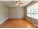 Living room with hardwood floors and large window at 961 Shallowbrook Dr, Chester, SC 29706