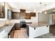 Modern kitchen with granite countertops and stainless steel appliances at 14909 Tamarack Dr, Charlotte, NC 28278