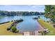 Lakefront property with private dock and spacious backyard at 364 Catalina Dr, Mooresville, NC 28117