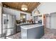 Modern kitchen featuring stainless steel appliances and an island at 364 Catalina Dr, Mooresville, NC 28117