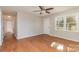 Living room with hardwood floors and neutral walls at 2255 Sides Rd, Rockwell, NC 28138