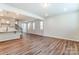 Open concept Gathering room with kitchen and island at 14901 Tamarack Dr, Charlotte, NC 28278