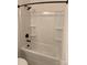 Bathroom with a shower/tub combo and built-in shelving at 929 Roxburgh Ave # 51, Rock Hill, SC 29732