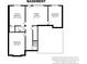 Basement floor plan with Gathering room and storage at 7006 Garden Hill Dr, Huntersville, NC 28078