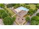 Community pool with clubhouse and playground at 7006 Garden Hill Dr, Huntersville, NC 28078