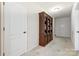 Unfinished basement area with a bookcase and carpeted floor at 7006 Garden Hill Dr, Huntersville, NC 28078