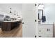 Modern kitchen with an island and white cabinets at 1105 Kimball Landing Ln # 8, China Grove, NC 28023