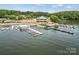 Full-service marina with boat slips and waterfront clubhouse at 4371 Reed Creek Dr, Sherrills Ford, NC 28673