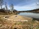 Lakefront lot with fire pit and retaining wall, ready for your dream home at 4375 Reed Creek Dr, Sherrills Ford, NC 28673