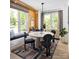 Bright dining area with built-in window seat and round table at 2051 Clarksdale Dr # 29, Charlotte, NC 28206