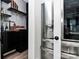Stainless steel refrigerator with ice and water dispenser in kitchen at 303 Grove Gate Ln, Indian Trail, NC 28079