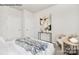 Bright bedroom with a queen-size bed and large closet at 8039 Plymouth Dr, Sherrills Ford, NC 28673