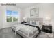 Bedroom with a large bed and window view at 8039 Plymouth Dr, Sherrills Ford, NC 28673