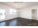 Bright dining room with hardwood floors and chandelier at 8047 Plymouth Dr, Sherrills Ford, NC 28673