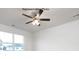 Bedroom with ceiling fan and large windows at 8047 Plymouth Dr, Sherrills Ford, NC 28673