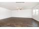 Spacious living room featuring hardwood floors at 8047 Plymouth Dr, Sherrills Ford, NC 28673