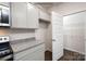 Kitchen pantry with wire shelving and ample storage space at 8047 Plymouth Dr, Sherrills Ford, NC 28673
