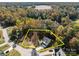 Aerial view of a two-story house on a large lot at 1403 Gentry Pl, Salisbury, NC 28146