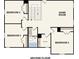 Second floor layout featuring 3 bedrooms, a bathroom, and a game room at 550 Mountain View Dr, Monroe, NC 28110