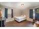 Bedroom with double bed, window, and closet at 108 Leslie Dr, Shelby, NC 28152