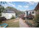 Spacious backyard with shed, deck, and chicken coops at 108 Leslie Dr, Shelby, NC 28152