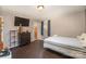 Bedroom with a double bed, dresser, and TV at 108 Leslie Dr, Shelby, NC 28152