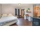 Bedroom with double bed, closet and additional storage at 108 Leslie Dr, Shelby, NC 28152