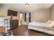 Bedroom with a twin bed, dresser, and TV at 108 Leslie Dr, Shelby, NC 28152