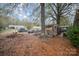 Backyard with chicken coop and garden area at 108 Leslie Dr, Shelby, NC 28152