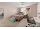 Bedroom with a twin-sized bed and workspace at 1838 Larkspur Way, Fort Mill, SC 29708