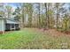 Spacious backyard offering wooded privacy and green space at 3172 Merritt Ln, Lancaster, SC 29720