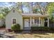 Charming light green house with a front porch and well-manicured yard at 1047 Ebenezer Avenue Ext, Rock Hill, SC 29732