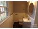 Small bathroom with single sink and toilet at 1572 W Lakewood Dr # 19, Rock Hill, SC 29732