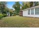 Spacious backyard with shed and large lawn area at 138 Wyanoke Ave, Charlotte, NC 28205