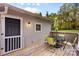 Deck features a table and chairs, plus a view of the backyard at 627 Brevard St, Statesville, NC 28677