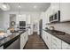 Modern kitchen with stainless steel appliances and ample counter space at 8618 Miles Gap Rd, Indian Land, SC 29707