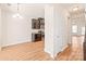 Kitchen features dark brown cabinets, granite countertops, and stainless steel appliances at 9510 Birkwood Ct, Charlotte, NC 28278