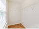 Walk-in closet with wire shelving; great for storage at 9510 Birkwood Ct, Charlotte, NC 28278