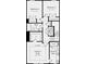 Third floor plan featuring owner's suite, two bedrooms, and two baths at 3244 Stelfox St, Charlotte, NC 28262