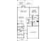 First floor plan features primary bedroom, Gathering room, kitchen, and 2 car garage at 8364 Acadia Pkwy, Sherrills Ford, NC 28673