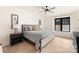 Spacious bedroom with light walls, large window, and hardwood floors at 1017 Maxwell Ct # 5, Marvin, NC 28173