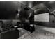 Spacious home theater with reclining seating at 1017 Maxwell Ct # 5, Marvin, NC 28173