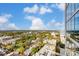 Panoramic aerial view showcasing the building and cityscape at 210 N Church St # 2512, Charlotte, NC 28202