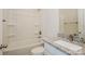 Bathroom features granite countertop and a shower/tub combo at 469 Oates St, Rock Hill, SC 29730