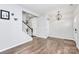 Spacious entryway with hardwood floors and a chandelier at 1707 Scarbrough Sw Cir, Concord, NC 28025