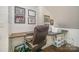 Home office with built-in desk and ample storage at 28399 Flint Ridge Rd, Albemarle, NC 28001