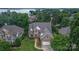 Aerial view of house and surrounding neighborhood at 17418 Sailors Watch Pl, Cornelius, NC 28031