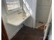 Simple bathroom with a vintage style sink at 223 Chester Ave, Great Falls, SC 29055